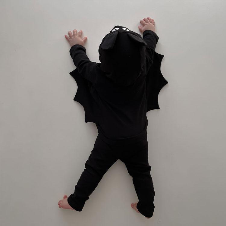 ハロウィン ベビー コウモリ 着ぐるみ ロンパース 衣装 3点セット 子供