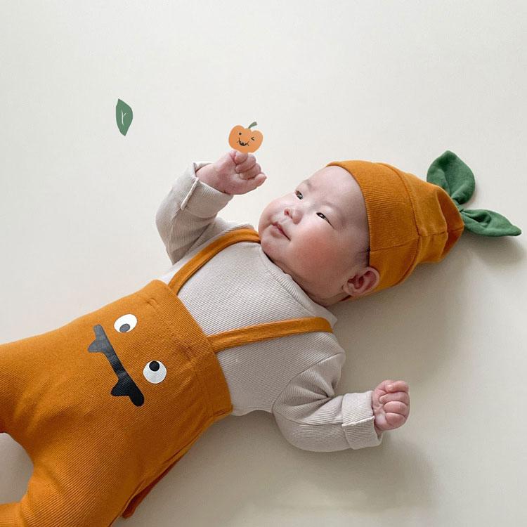 ハロウィン ベビー コウモリ レギンス 2点セット 幽霊 おばけ