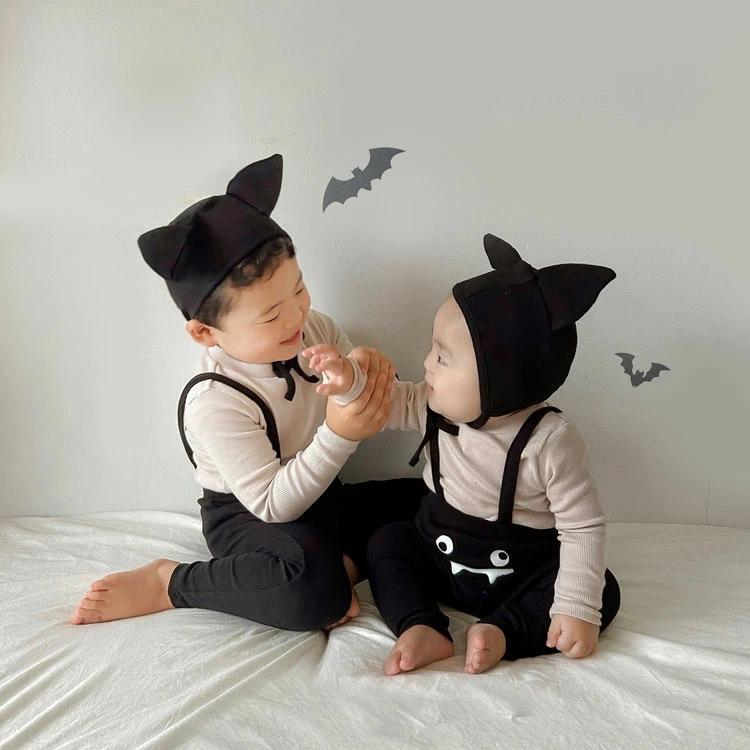 ハロウィン ベビー コウモリ レギンス 2点セット 幽霊 おばけ