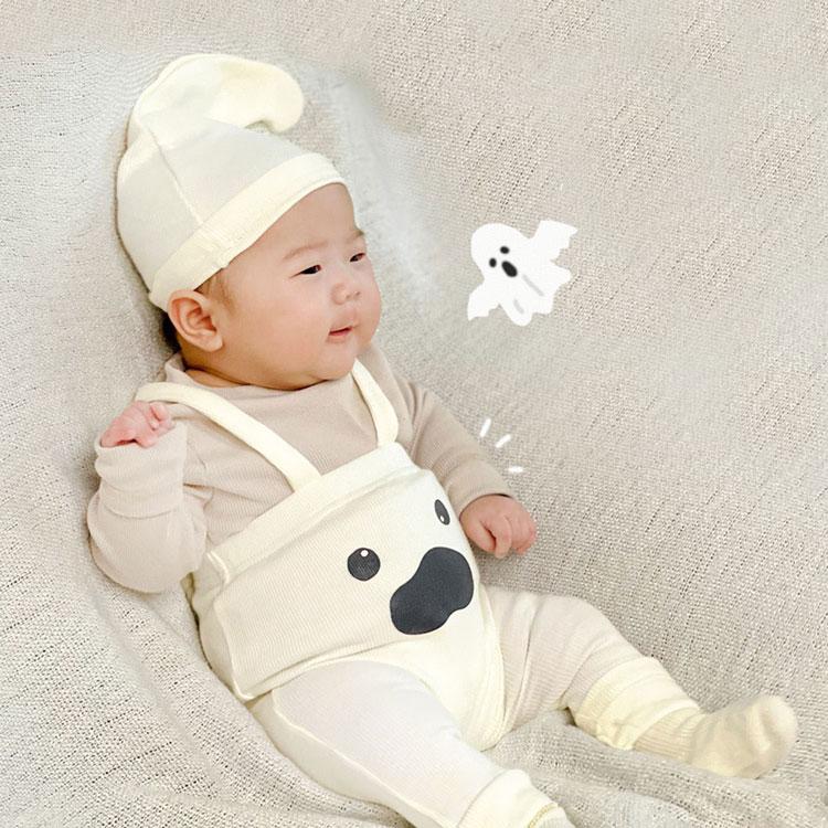ハロウィン ベビー コウモリ レギンス 2点セット 幽霊 おばけ