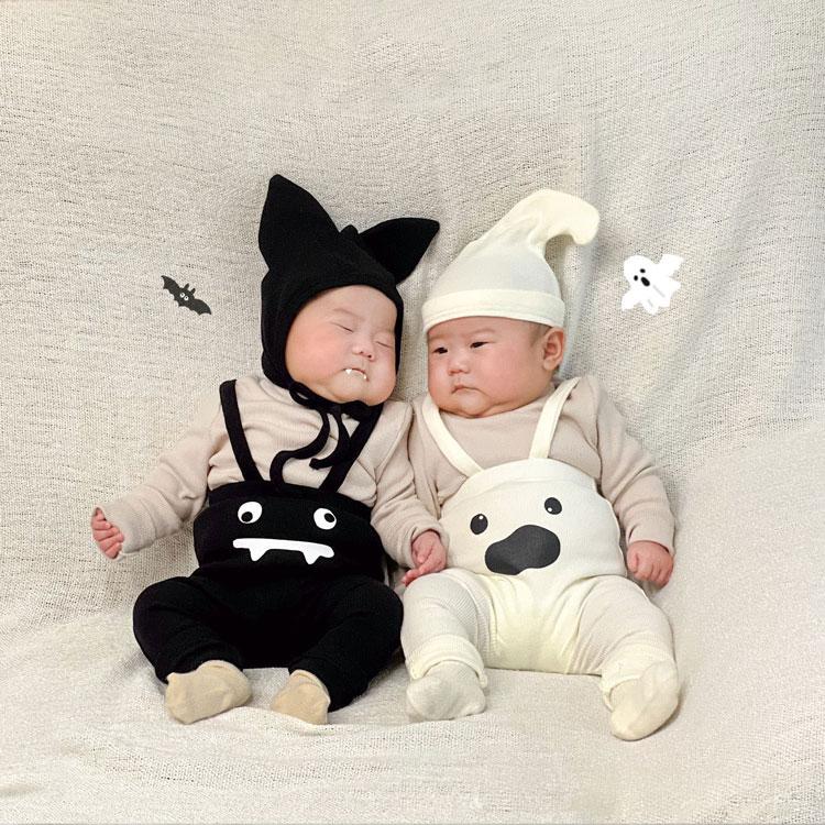 ハロウィン ベビー コウモリ レギンス 2点セット 幽霊 おばけ