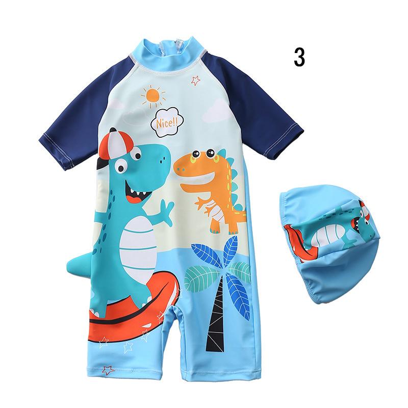 こども 水着 男の子 ベビー水着 赤ちゃん おしゃれ キッズ水着 帽子付き ラッシュガード スクール水着 キッズ 半袖 キッズみずぎ 恐竜 小学生 保育園 幼稚園 Kids Y Cute 通販 Yahoo ショッピング