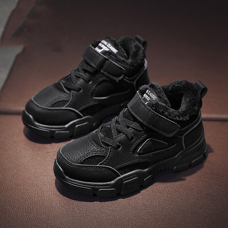 ボア スニーカー 子ども 滑り止め スノーブーツ 裏起毛 防寒靴 子供靴