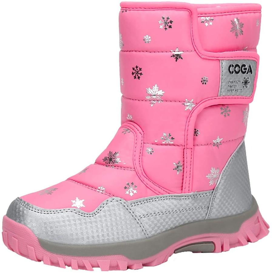 スノーブーツ キッズ 子供 長靴 防寒 滑らない ショートブーツ 女の子