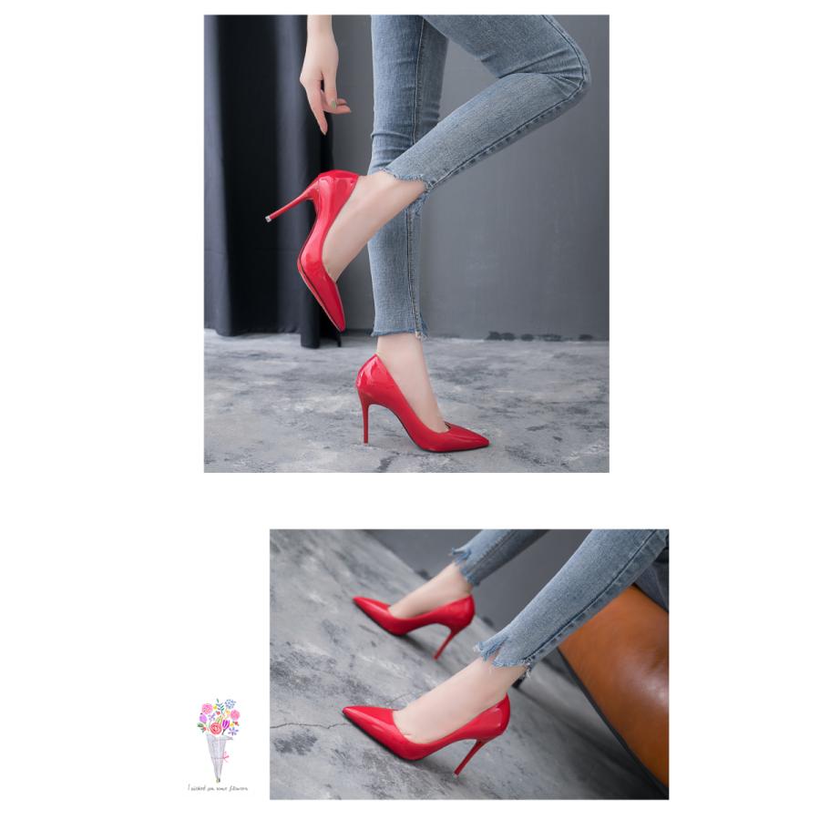 パンプス レッドソール ハイヒール オフィス リクルート 仕事