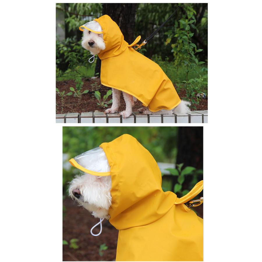 犬 レインコート 小型犬 中型犬 大型犬 レインポンチョ レインウェア ポンチョ 犬の服 カッパ 犬服 雨 防水 通気 防風 犬用 雨具 お散歩 レイングッズ Pet Y Cute 通販 Yahoo ショッピング