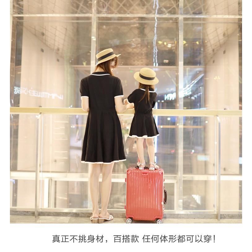 親子お揃い 親子コーデ ワンピース ファミリーお揃い ペアルック カップル服 パパ ママとキッズお揃い 半袖ポロtシャツ 兄弟 姉妹お揃い 夫婦ペア 多様な