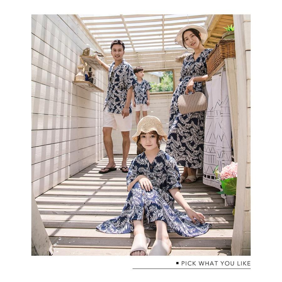 親子 アロハシャツ メンズ 親子コーデ アロハシャツ 親子 ペアルック 親子 お揃い 親子 アロハ ワンピース リゾートワンピース 結婚式 カップル服 上下セット Qz Y Cute 通販 Yahoo ショッピング