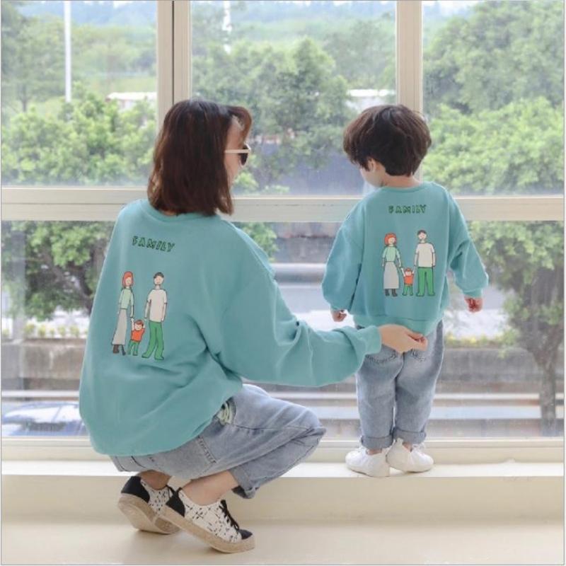 親子コーデ ベビー 親子お揃い トレーナー お揃い ペアルック 秋 冬 兄弟お揃い 姉妹お揃い 長袖 親子ペア 親子ペアルック 出産祝い リンクコーデ おしゃれ Qz Y Cute 通販 Yahoo ショッピング