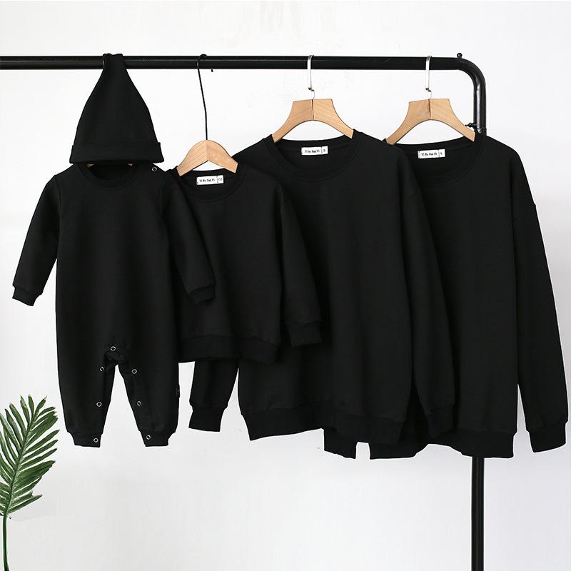 家族写真 お揃いコーデ 親子コーデ 赤ちゃん 親子ペアルック ベビー トレーナー 無地 カバーオール ロンパース 家族お揃い 長袖 親子お揃い 子供服 出産祝い 正規店仕入れの