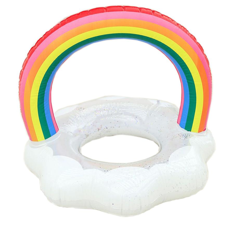 浮き輪 ビッグ フロート 大人 虹 レインボー 浮き輪 うきわ 大きい 大型 かわいい おしゃれ プール 海 海水浴 おもちゃ 水遊び 浮き具 Snsで話題 Swim Y Cute 通販 Yahoo ショッピング