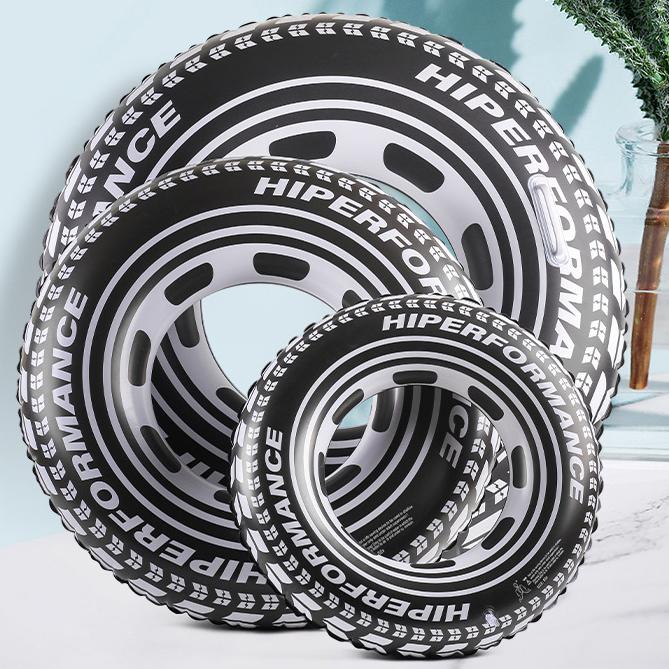 浮き輪 タイヤ柄 大人用 子供用 タイヤ 60 70 80 90 タイヤデザイン