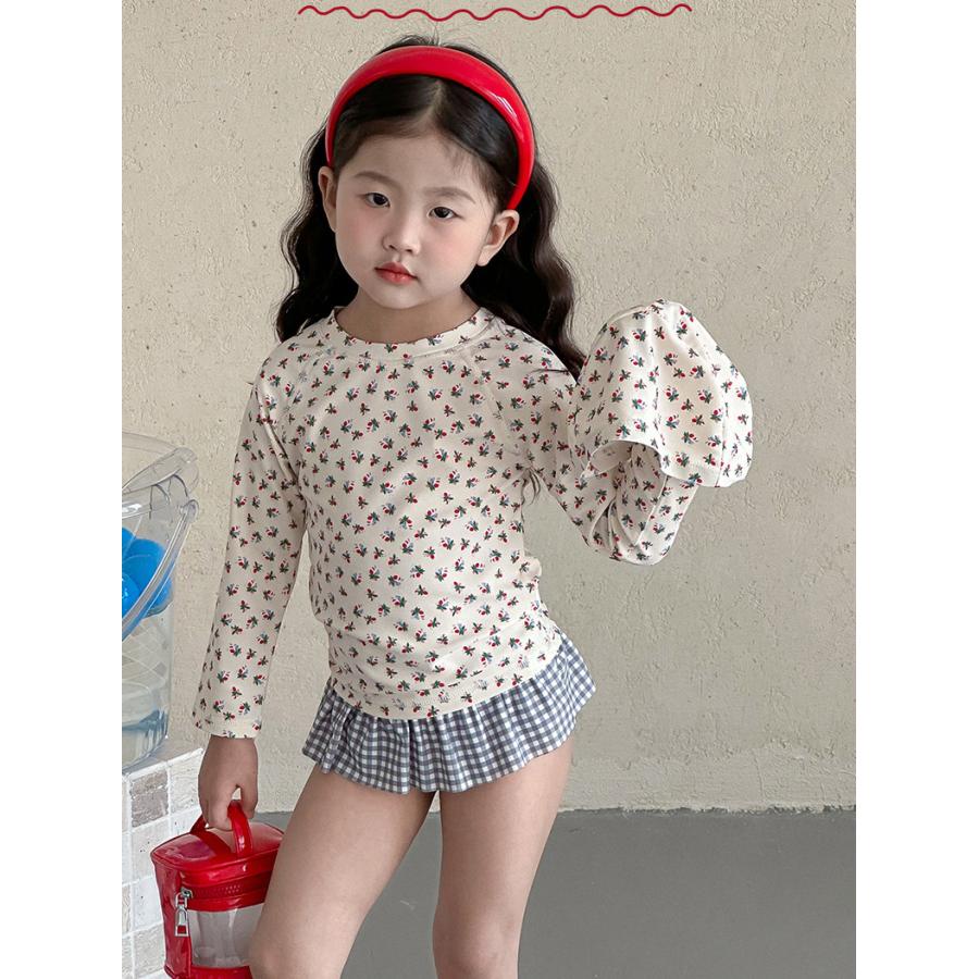 女の子 セパレート 水着 100 ラッシュガード 上下セット 幼稚園 保育園