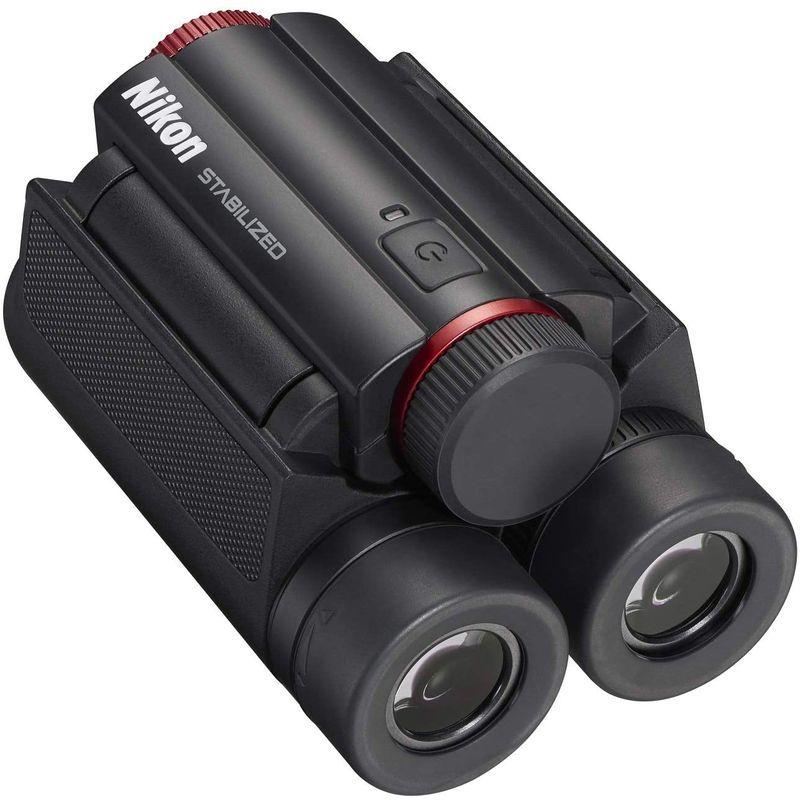 新品未使用！ Nikon 防振双眼鏡 10x25 STABILIZED RED 手ブレ補正付き 10倍25口径 レッド STB10X25RD 【KUE1362760398】(49692円)