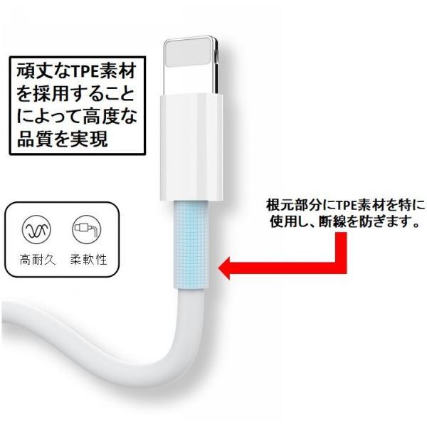 新品 純正品質 iPhone ライトニングケーブル 3本 USB 充電器