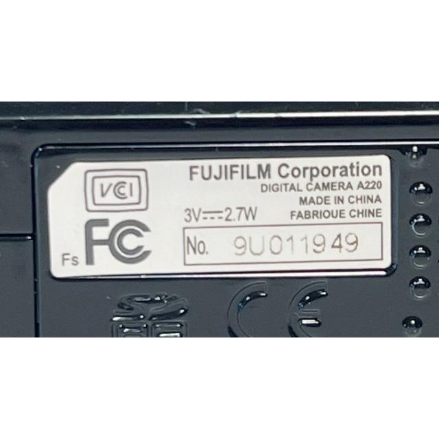 フジフィルム FUJIFILM FinePix a220 デジタルカメラ ブラック : 0426