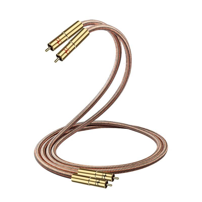 YYAUDIO 1 ペア Hifi ハイエンド純度 OCC オーディオケーブル RCA RCA Audio Cable / 5m