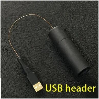 HiFi Audio Cable Ground Loop Noise Isolator GND Black Hole Eliminate Static Electricity Power Purifier Electronic 【USB paper tube + 24awg silver】 | 