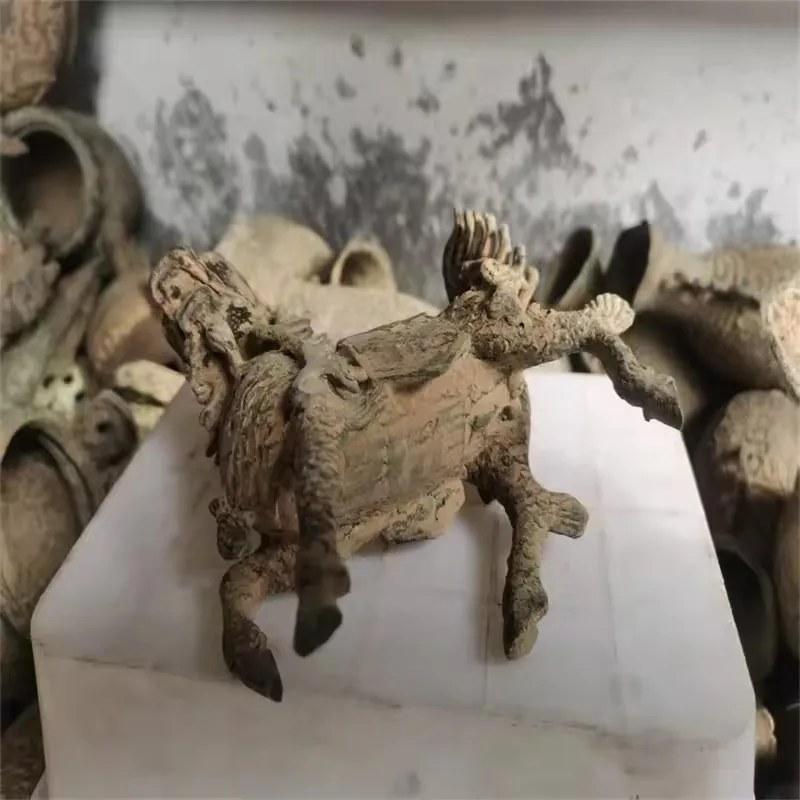 青銅製 キリン 置物 中国風 古風 装飾 インテリア 神獣 瑞獣 銅像 鎮座