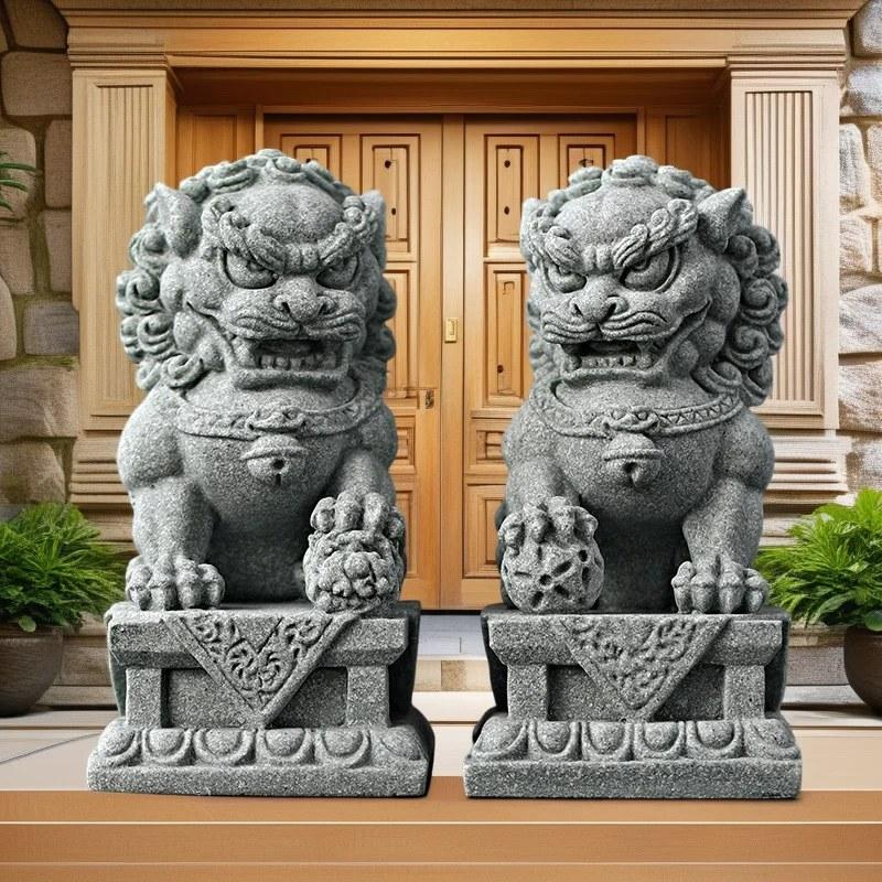 砂岩製キリンマスコット彫刻と置物 中国の特徴的な動物 ホームルーム