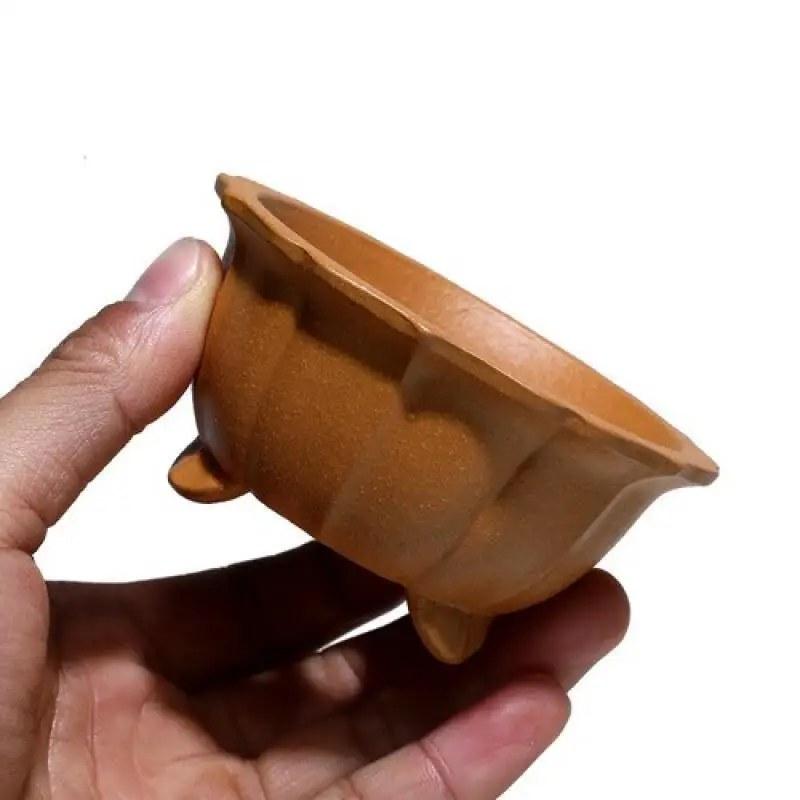 紫砂 植木鉢 多肉植物 盆栽 鉢 古典 ミニチュア 陶器 卓上 インテリア