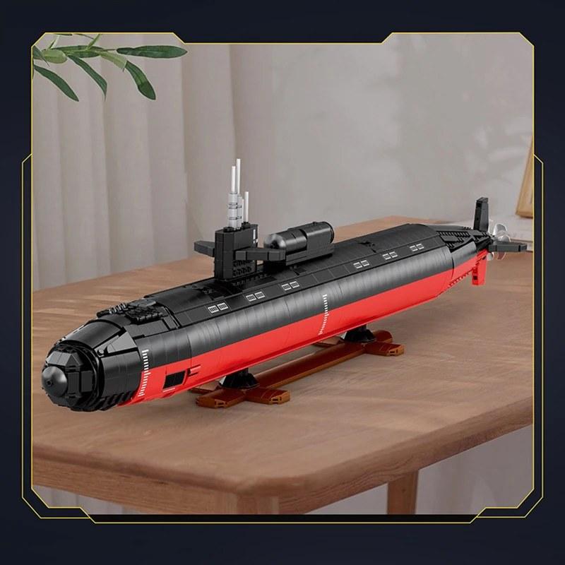約2723ピース ロサンゼルス級原子力潜水艦 1:125 スケール テクニック