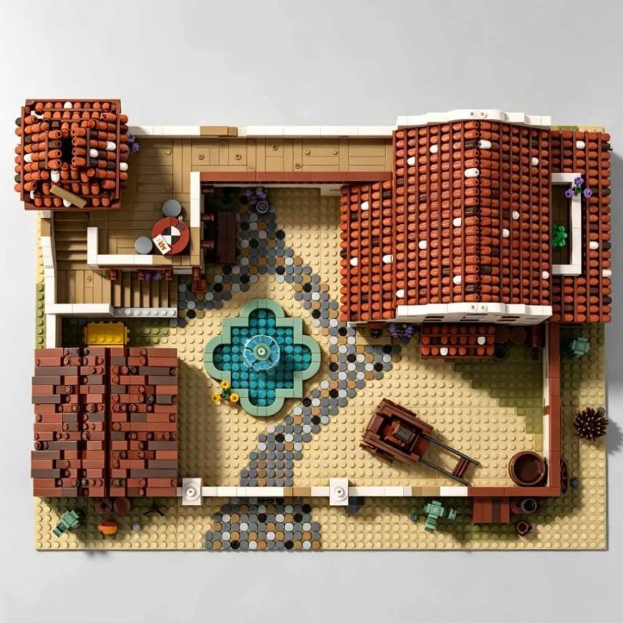 3583ピース シティ ホットセール ストリートビュー MOC オールドタウン メキシカンヴィラ モデル DIY 創造的なアイデア 子供のおもちゃ 組み立てパズル_4