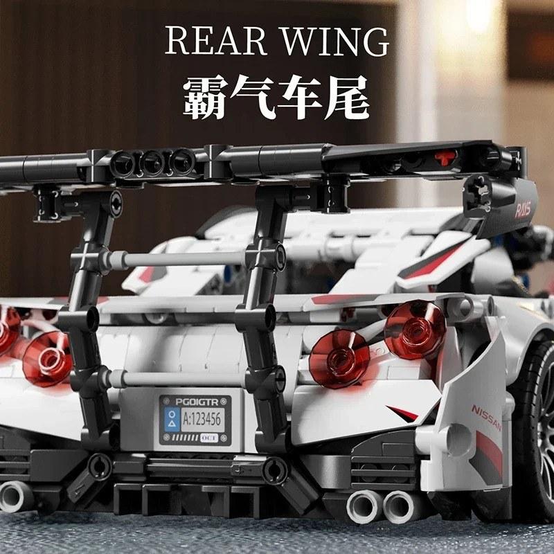 リモートコントロールカー,ビルディングブロック,収集可能な車のおもちゃキット,高速車用の技術的なアプリによるリモートコントロールスポーツセット 大人向けの画像