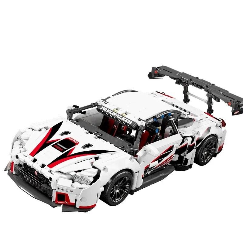リモートコントロールカー,ビルディングブロック,収集可能な車のおもちゃキット,高速車用の技術的なアプリによるリモートコントロールスポーツセット 大人向けの画像