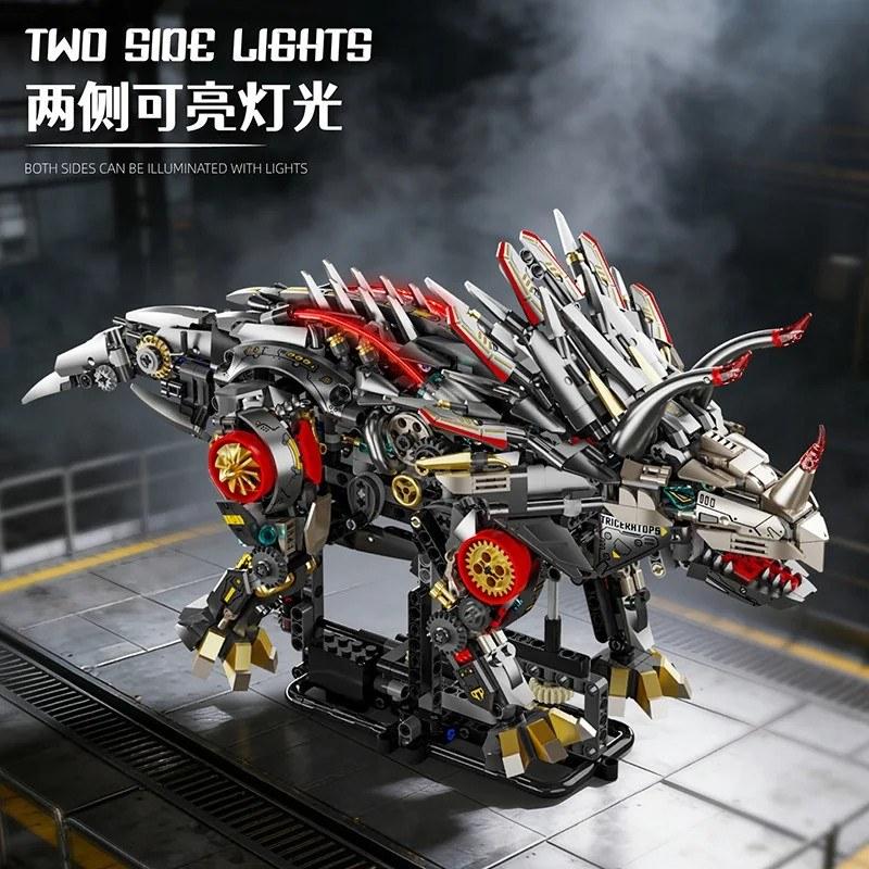 1688ピース メカニカルトライアングル恐竜 ビルディングブロック MOC NO.13105 モデル組み立て教育玩具 子供向け 大人向け DIY おもちゃ_1