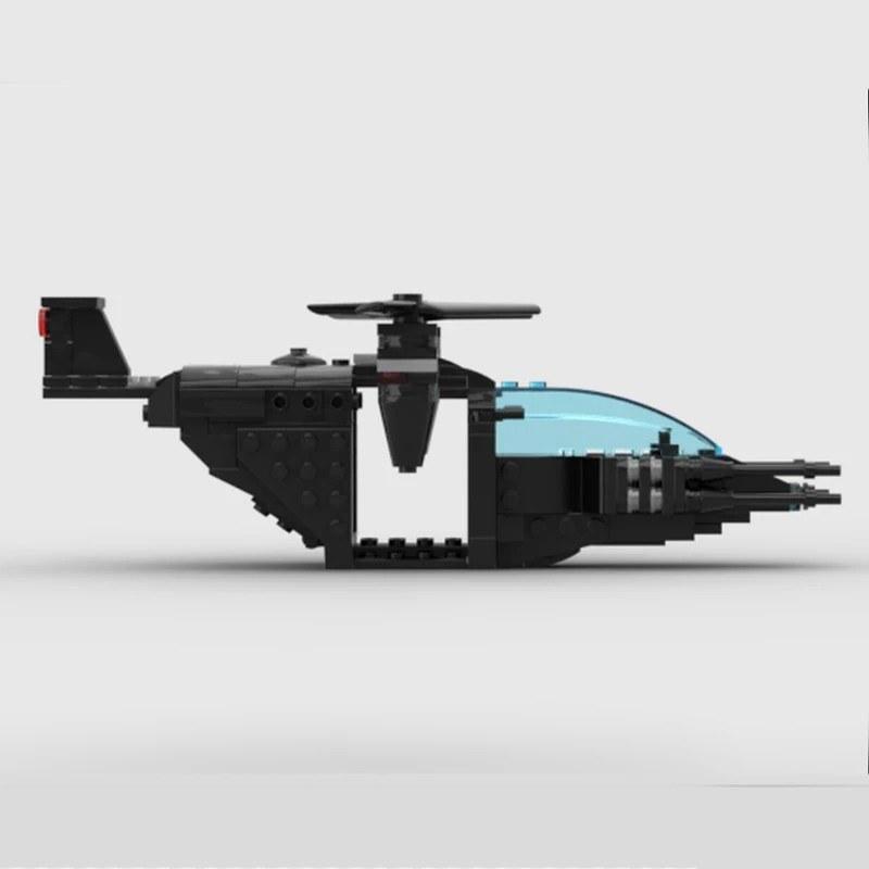 MOC-222891 シティガード ウルトラエージェント VTOL ヘリコプター 飛行機ビルディングブロックモデルレンガシティガード誕生日小粒子 187 個 大人向け DIYの画像