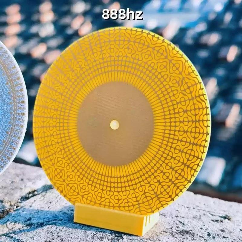 MWO装飾ディスク 10cm 直径 999Hz表記 祈祷・瞑想空間の装飾