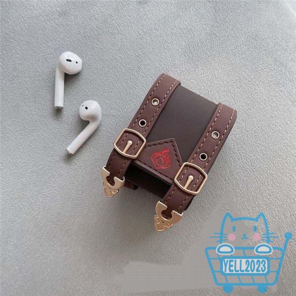 原神 げんしん風 genshin 可莉クレーバッグ AirPods ケース かわいい 保護 イヤホン 革カバー AirPods 第1/2/3