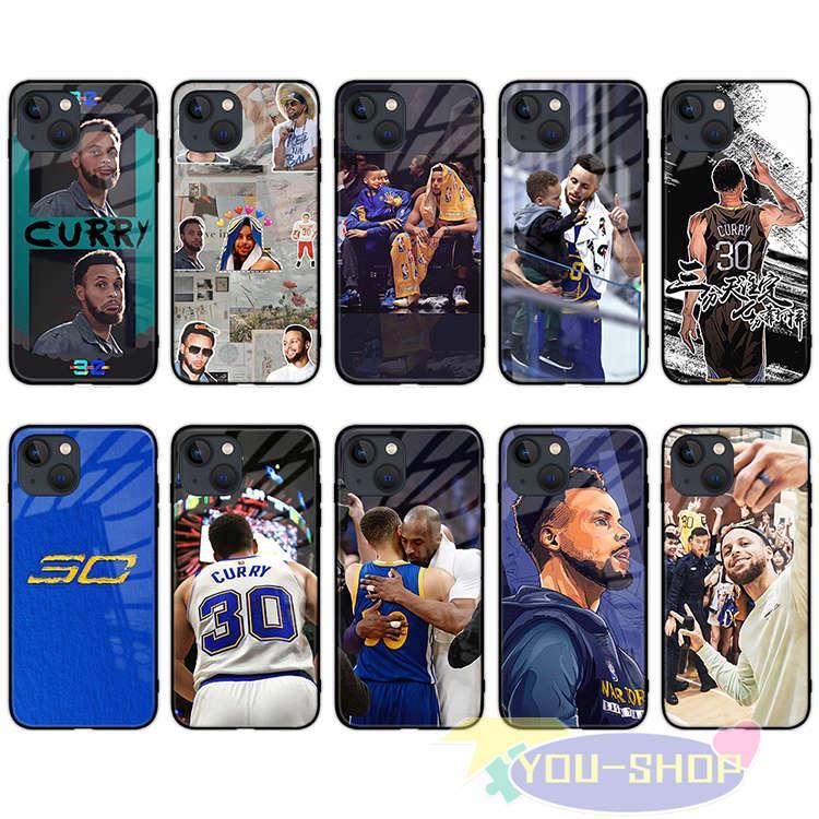 70絵柄 ステフィン・カリー iPhone用ケース ガラス TPU NBA