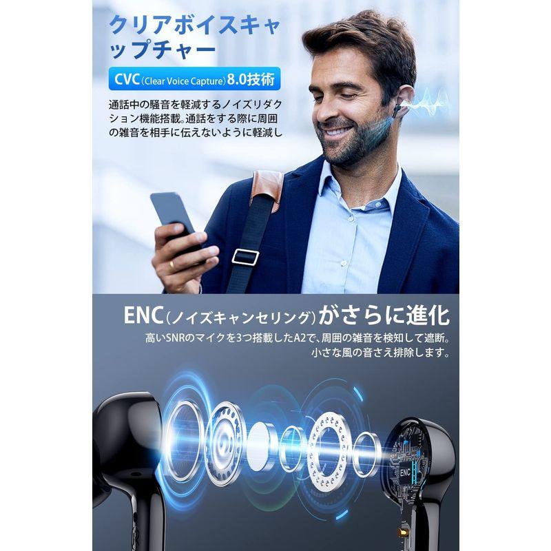 宅配便配送最新Bluetooth5.3技術?bluetooth イヤホン瞬時接続 ワイヤレスイヤホンBluetooth5.3 ACC EDR搭載 SB イヤホン、ヘッドホン bluetooth イヤホン Bluetooth5.3 EDR搭載 ワイヤレス