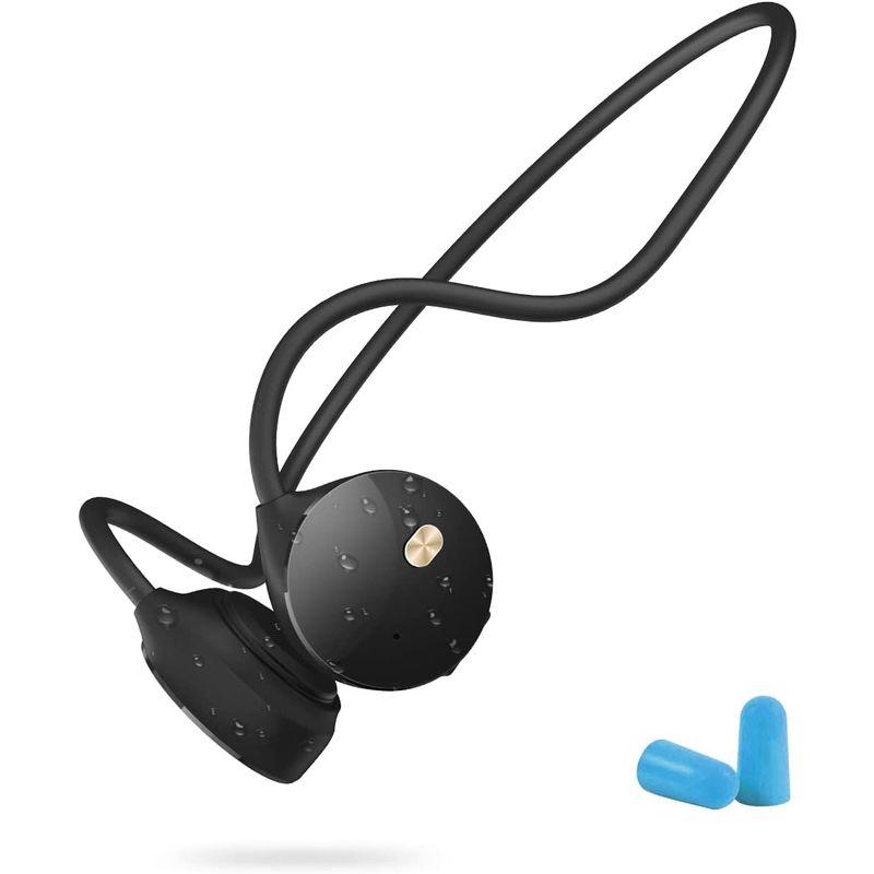 骨伝導イヤホン ワイヤレスイヤホン イヤホン 耳掛け Bluetooth5.3 マルチポイント機能 IPX6防水 丸洗い可 僅か25ｇ FM  イヤホン、ヘッドホン
