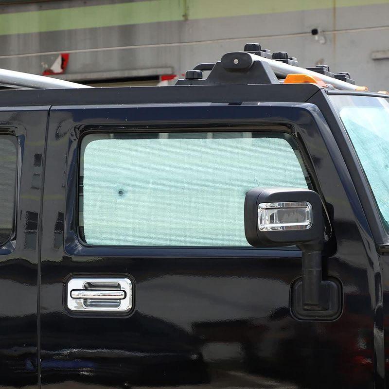 METYOUCAR　ハマー　H2　2003-2009に対応　断熱　紫外線対策　遮光　折りたたみ　日焼け対策　簡単取り　車用サンシェード　駐車