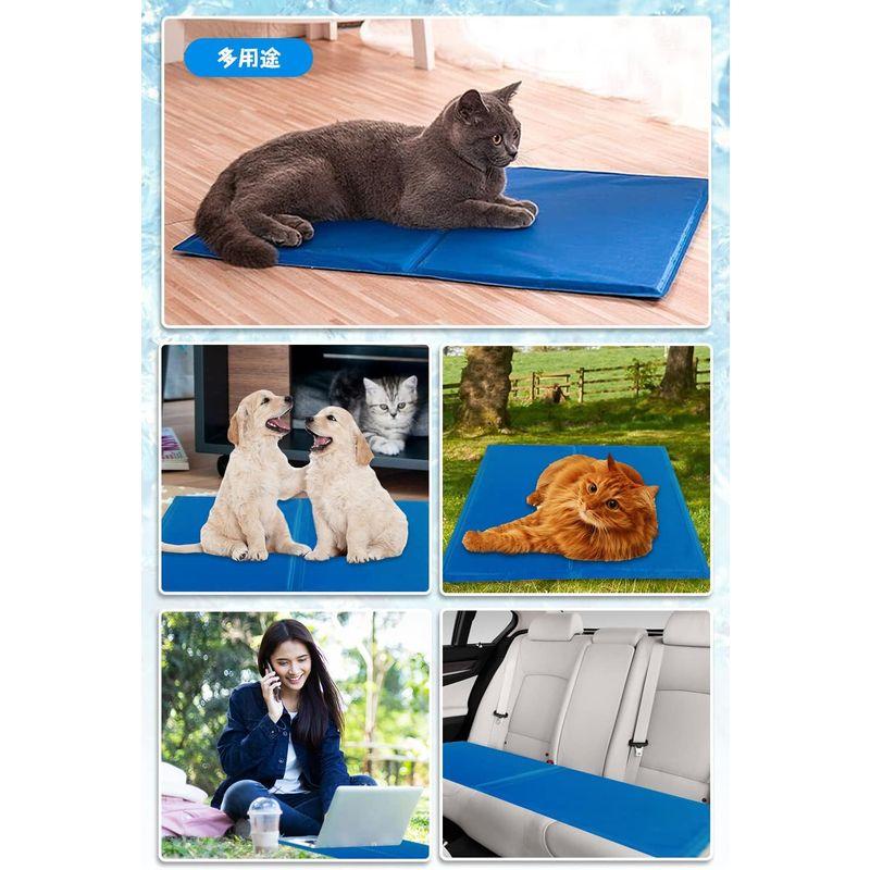 激安通販ショッピング COMOYA ペット ひんやりマット 夏用マット 冷却マット 猫 M-XL 冷感ジェルマット 犬 冷感マット クールマット ペットマット ひ その他保温、保冷器具 「XSブルー」ペットマット ひんやり クールマット 接触冷感 冷却 涼感 犬 猫