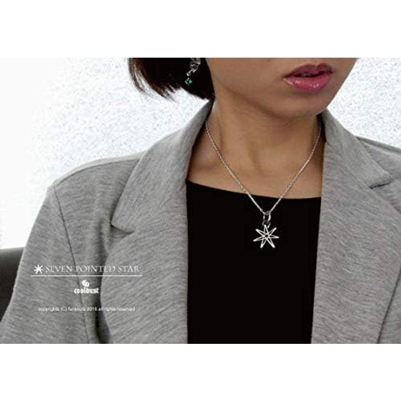 cooldust クールダスト 七芒星 スター デザイン シルバー925 ペンダント ネックレス FCN-083 クールダスト 七芒星 スター デザイン シルバー925 ペンダント ネックレス FCN
