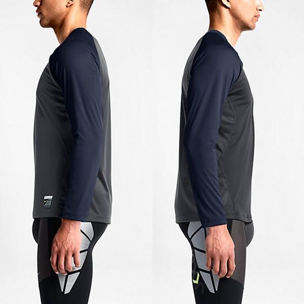 NIKE ナイキ コア ラグラン スリーブ メンズ 長袖 アンダーシャツ ウェア Core raglan sleeves L/S 1.5 630532｜yellow｜04