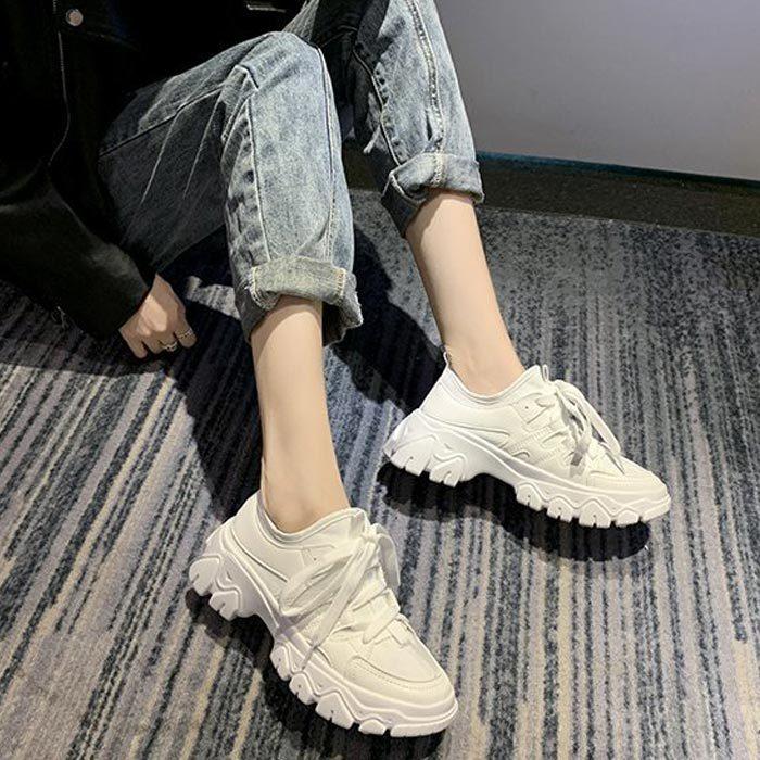 厚底 スニーカー レディース ダッドスニーカー 軽量 おしゃれ かわいい 人気 おすすめ シューズ 靴 22 5cm 24 5cm Bm1061 Bm1061 Yellow 通販 Yahoo ショッピング