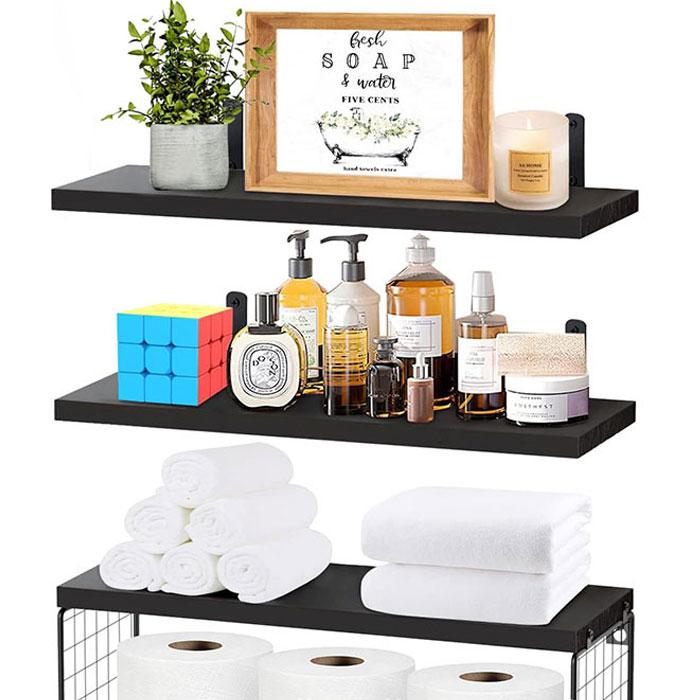 全品10%オフCP!24H限定]ウォールシェルフ 壁掛け棚 ウォールラック
