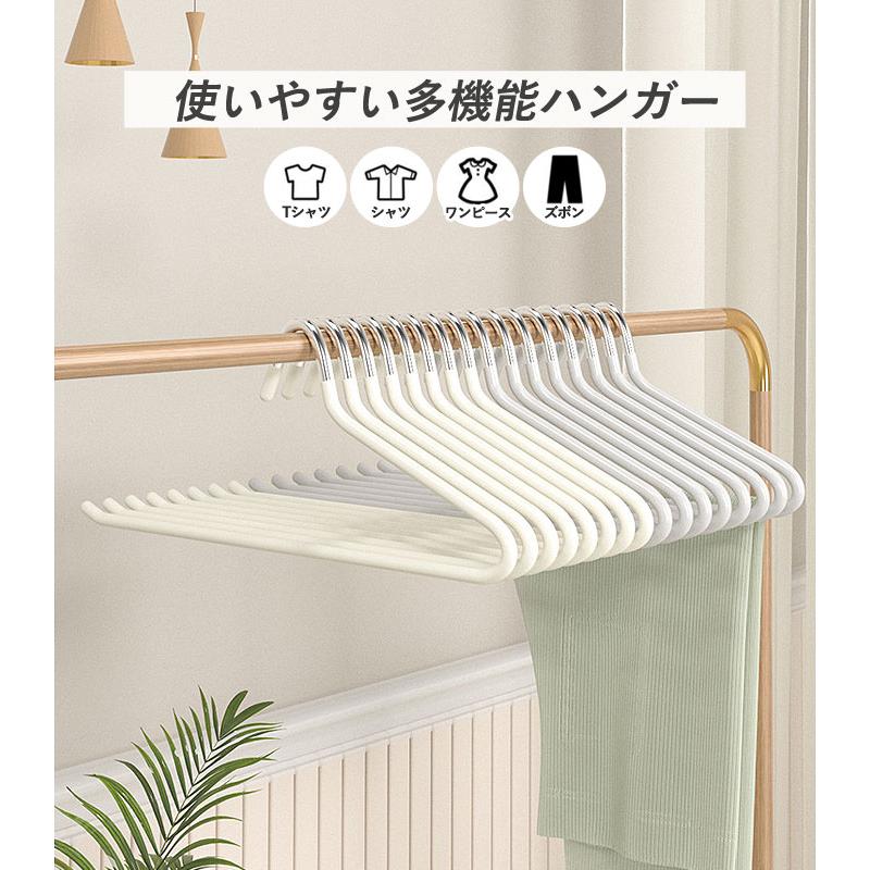 1本110円〜クーポン利用で]ズボンハンガー ワンピースハンガー 10本