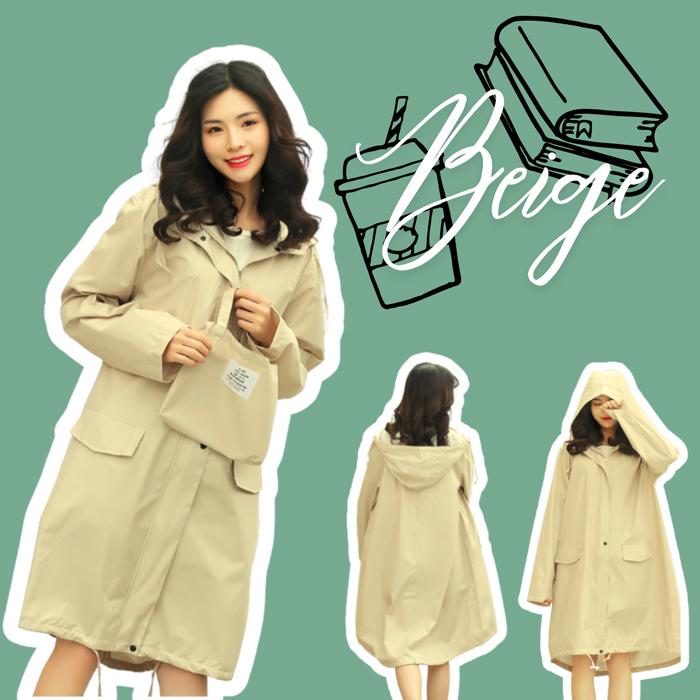 レインコート 男女兼用 収納袋付き ポンチョ ジッパー 完全防水 バイク