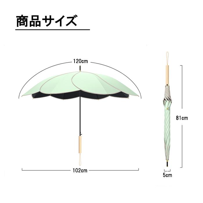 1点2490円!対象2点購入クーポンで]傘 花びら傘 花びら 長傘 長柄 晴雨