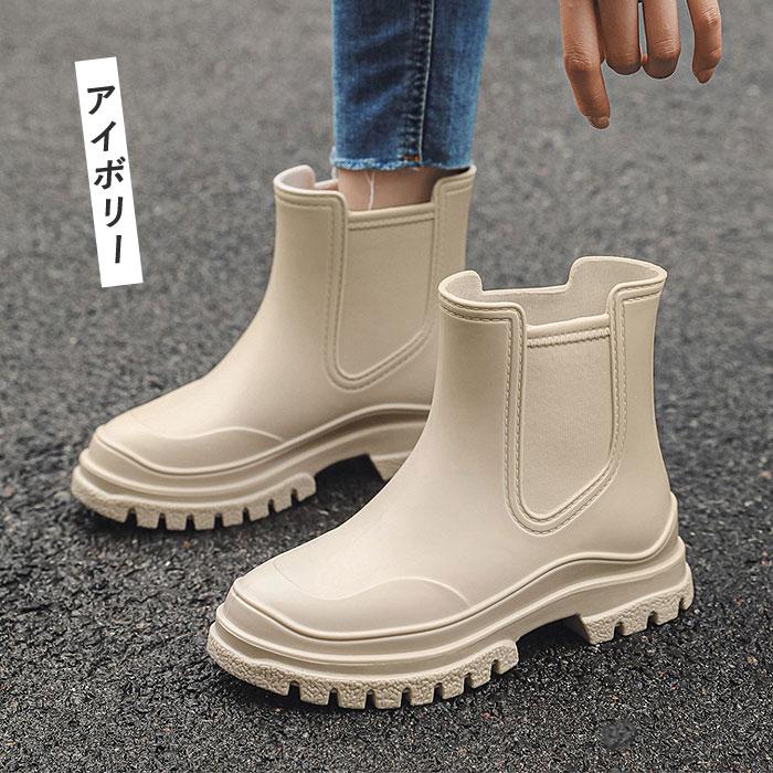 美品✨ クロエ レインブーツ 36 サイドジップ ラバー アイボリー 美品✨ クロエ レインブーツ 36 サイドジップ ラバー アイボリー