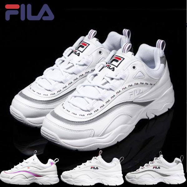フィラ レディース スニーカー メンズ シューズ ホワイト ダッドスニーカー レイ Fila Ray Prism Fs1sib1160x 21秋冬新作