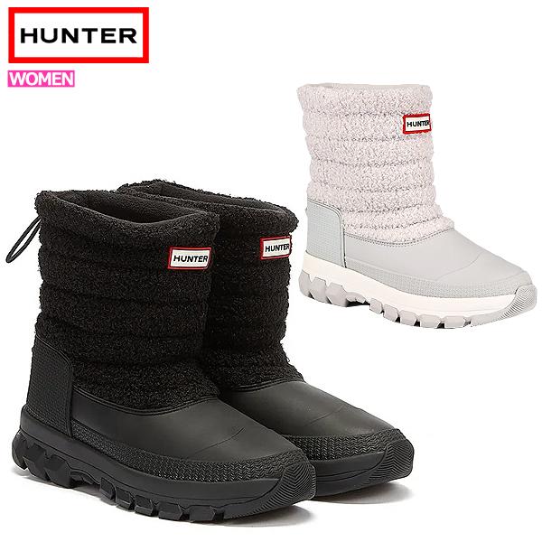 HUNTERハンター レディース シェルパ スノーブーツ ショート23.0 HUNTER（ハンター） スノーブーツ レディース シェルパ スノー ブーツ