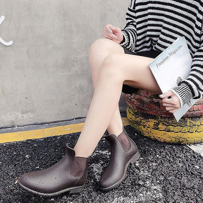 レインブーツ レディース レインシューズ メンズ サイドゴアブーツ ブーツ ショート 丈 防水 長靴 雨 23cm〜27cm ^pr007^ |  | 13