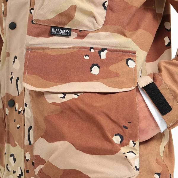 stussy camo taped field jacket
